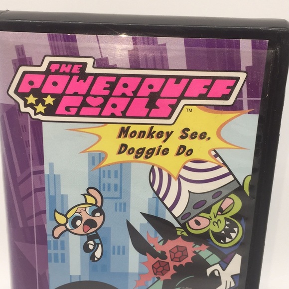 The Powerpuff Girls Monkey See Doggie Do VHS Video Animated Cartoon Network - Picture 7 of 8